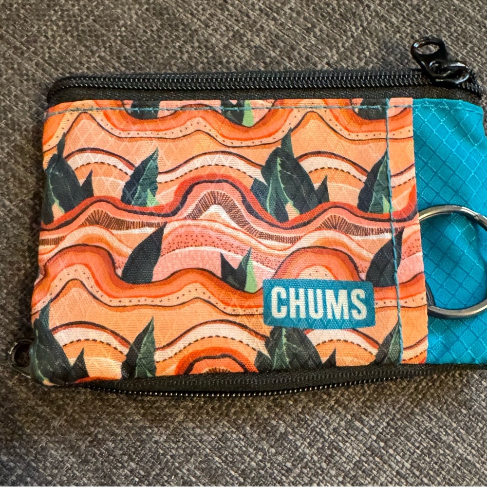 Chums Orange and Blue Wallet